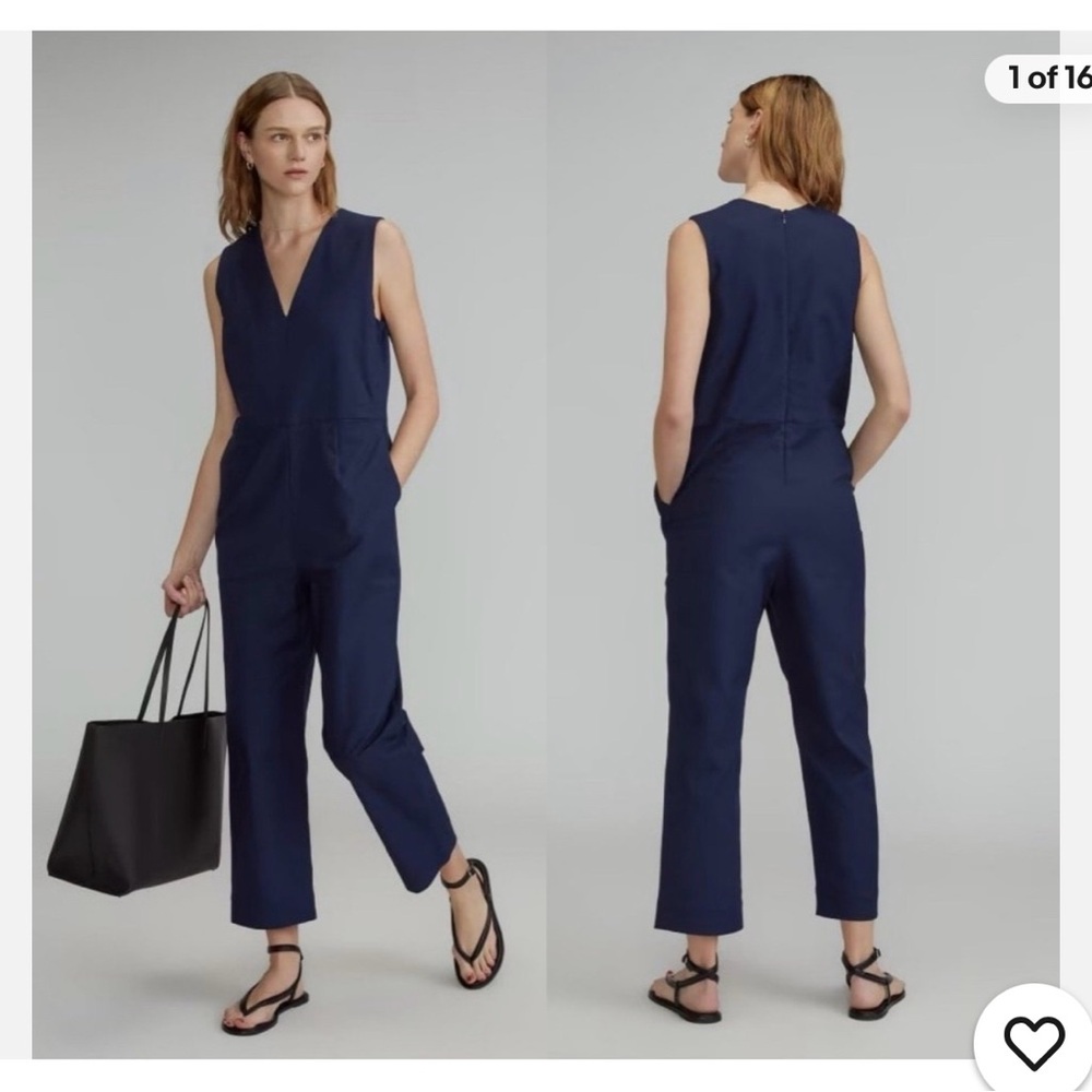 Everlane Structured Cotton Jumpsuit